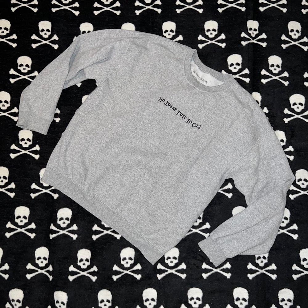 ariana grande no tears left to cry crewneck sweatshirt